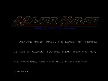 Major Havoc (prototype)